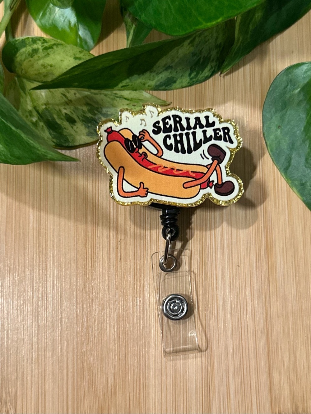 ✨ Velcro Badge Buddy / Serial Chiller / Interchangeable Badge‎ Topper ✨